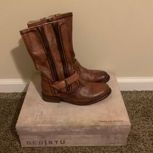 Bed Stu authentic leather Moto boots